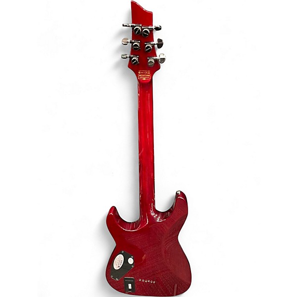 Used Schecter Guitar Research Hellraiser C1 Black Cherry Solid Body Electric Guitar