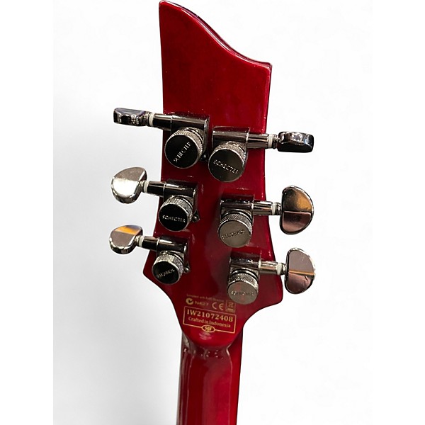 Used Schecter Guitar Research Hellraiser C1 Black Cherry Solid Body Electric Guitar