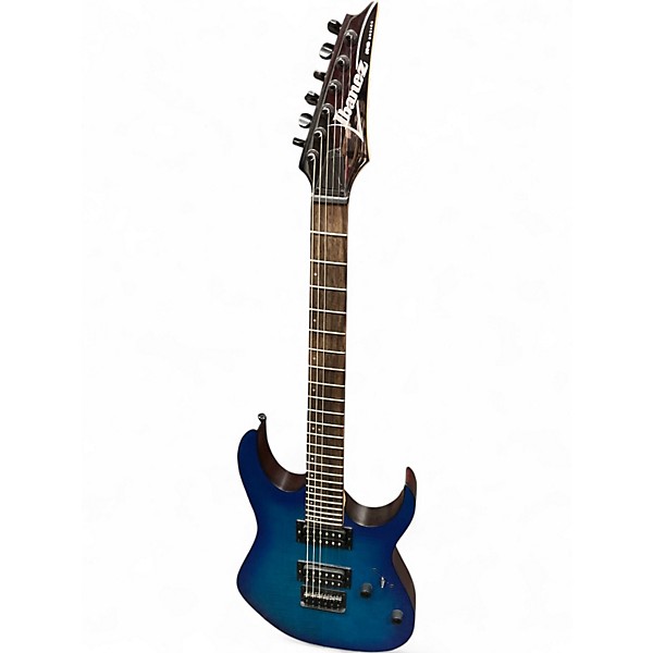 Used Ibanez RG6003FM Sapphire Blue Trans Solid Body Electric Guitar
