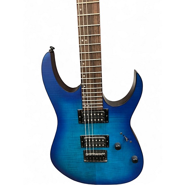 Used Ibanez RG6003FM Sapphire Blue Trans Solid Body Electric Guitar