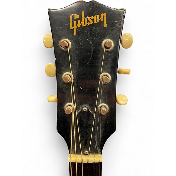 Vintage 1960s Gibson B25 Sunburst Acoustic Guitar