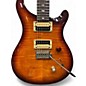 Used PRS SE Custom 24 Black Gold Sunburst Solid Body Electric Guitar