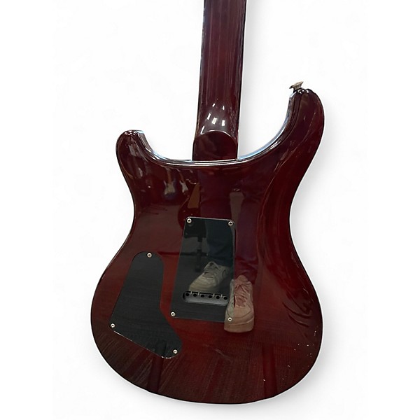 Used PRS SE Custom 24 Black Gold Sunburst Solid Body Electric Guitar