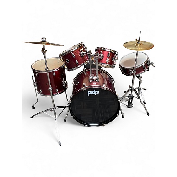 Used Pdp 5 Piece ENCORE RED Drum Kit