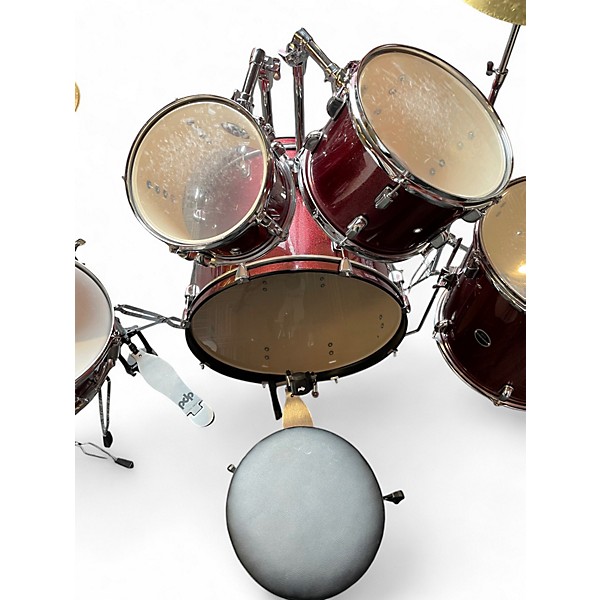 Used Pdp 5 Piece ENCORE RED Drum Kit