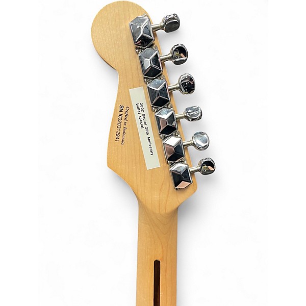 Used Squier Bullet Stratocaster Black Solid Body Electric Guitar