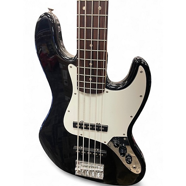 Used Squier Affinity Jazz Bass V 5 String Black Electric Bass Guitar
