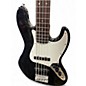 Used Squier Affinity Jazz Bass V 5 String Black Electric Bass Guitar