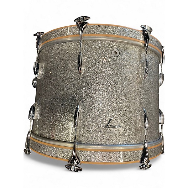Used SONOR 6 Piece VINTAGE SERIES Silver Sparkle Drum Kit
