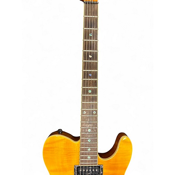 Used Fender Special Edition Custom Telecaster FMT HH Amber Solid Body Electric Guitar