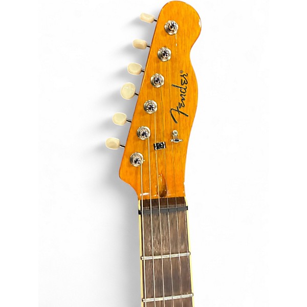 Used Fender Special Edition Custom Telecaster FMT HH Amber Solid Body Electric Guitar