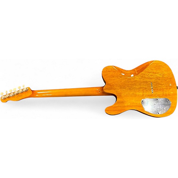 Used Fender Special Edition Custom Telecaster FMT HH Amber Solid Body Electric Guitar