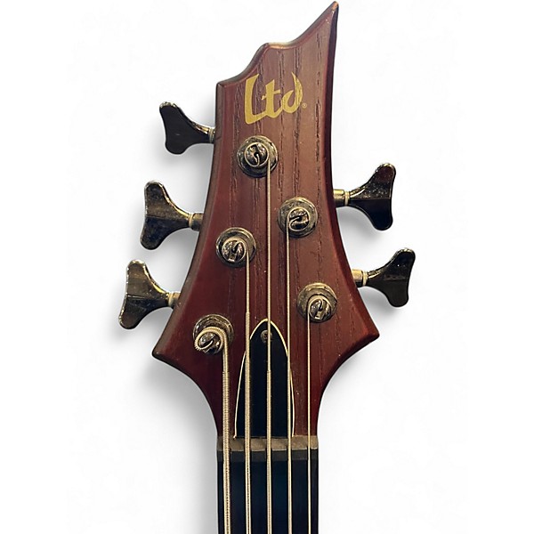 Used ESP LTD B335 5 String Ash Electric Bass Guitar