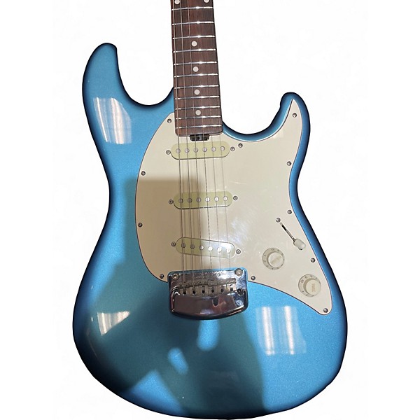 Used Ernie Ball Music Man Cutlass Turquoise Solid Body Electric Guitar