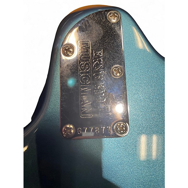 Used Ernie Ball Music Man Cutlass Turquoise Solid Body Electric Guitar