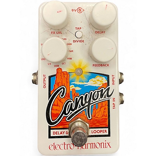 Used Electro-Harmonix Canyon Delay and Looper Effect Pedal