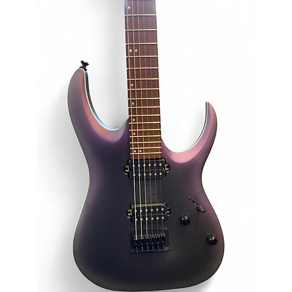 Used Ibanez RGA42EX Trans Purple Solid Body Electric Guitar