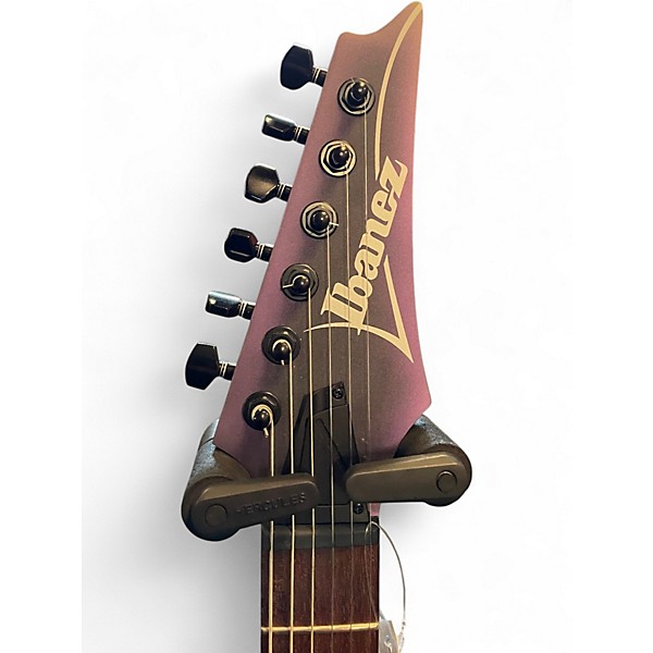 Used Ibanez RGA42EX Trans Purple Solid Body Electric Guitar
