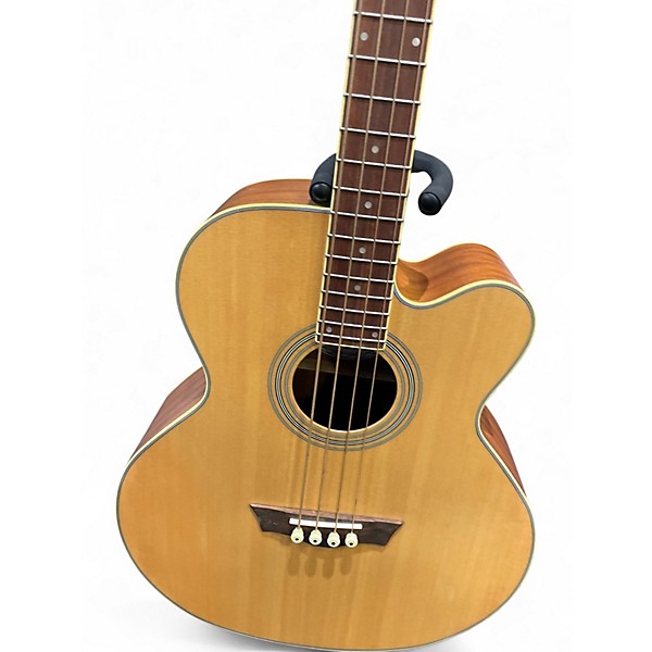 Used Dean EABC Natural Acoustic Bass Guitar