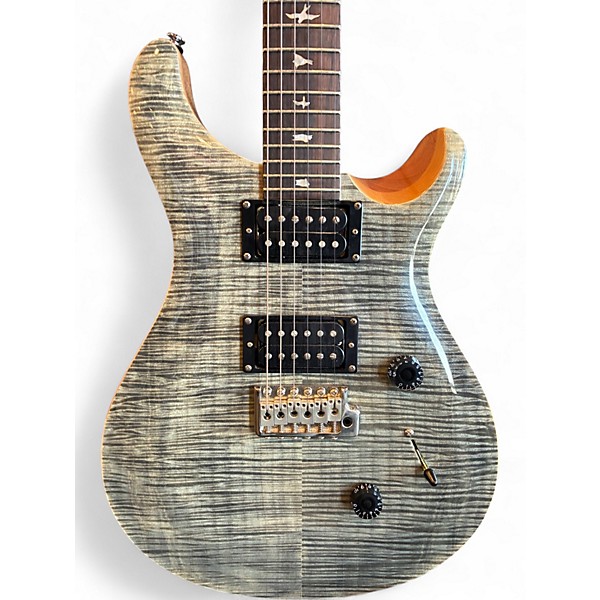 Used PRS SE Custom 24 TRAMPAS GREEN Solid Body Electric Guitar