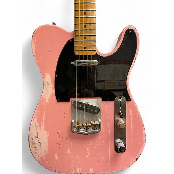 Used Pardo Telecaster Shell Pink Solid Body Electric Guitar