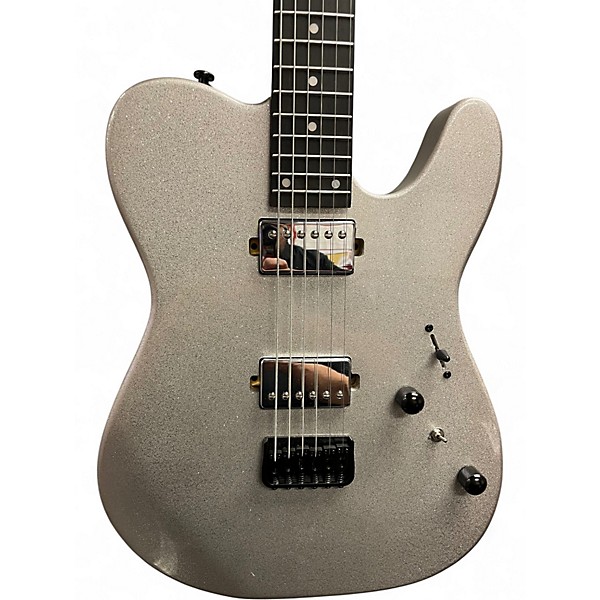 Used Cerberus HERMES BARRITONE Silver Sparkle Baritone Guitars