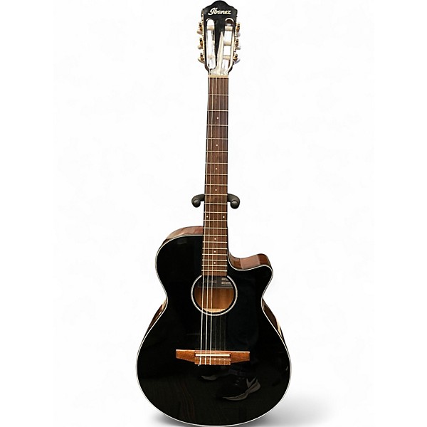 Used Ibanez AEG50N Black Classical Acoustic Guitar