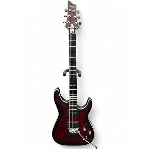Used 2024 Schecter Guitar Research C-1 FRS PLATINUM Crimson Red Burst Solid Body Electric Guitar