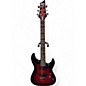 Used 2023 Schecter Guitar Research Demon 6 Crimson Red Burst Solid Body Electric Guitar thumbnail