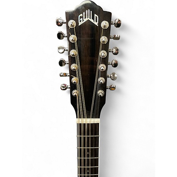 Used Guild F2512E Sunburst 12 String Acoustic Electric Guitar
