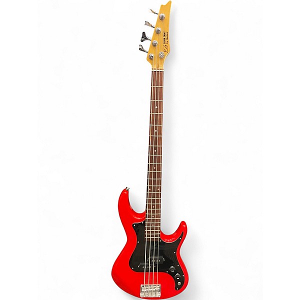 Used Ibanez SILVER CADET Candy Apple Red Electric Bass Guitar