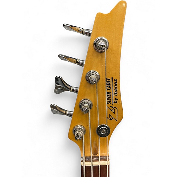 Used Ibanez SILVER CADET Candy Apple Red Electric Bass Guitar