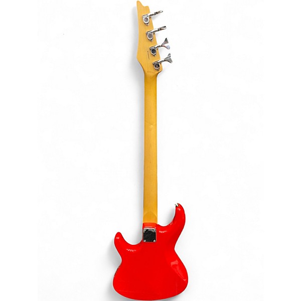 Used Ibanez SILVER CADET Candy Apple Red Electric Bass Guitar