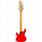 Used Ibanez SILVER CADET Candy Apple Red Electric Bass Guitar
