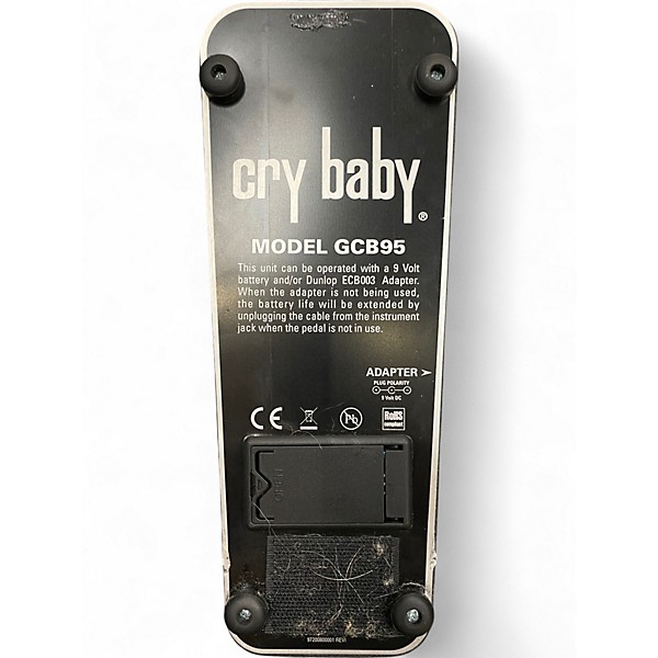 Used Dunlop GCB95 Original Crybaby Wah Effect Pedal