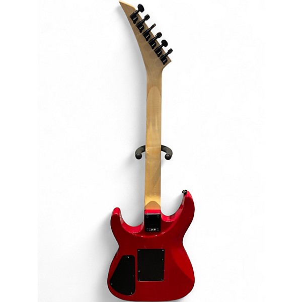 Used Jackson JS34Q DKA-M Dinky Archtop Transparent Red Solid Body Electric Guitar
