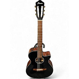 Used Ibanez AEG50N Black Classical Acoustic Electric Guitar