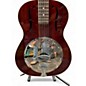 Used Johnson JR-550 Wine Red Resonator Guitar