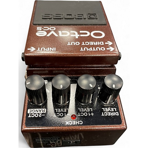 Used BOSS OC5 OCTAVE Effect Pedal