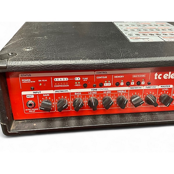 Used TC Electronic BH500 500W Bass Amp Head