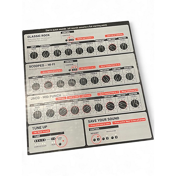 Used TC Electronic BH500 500W Bass Amp Head