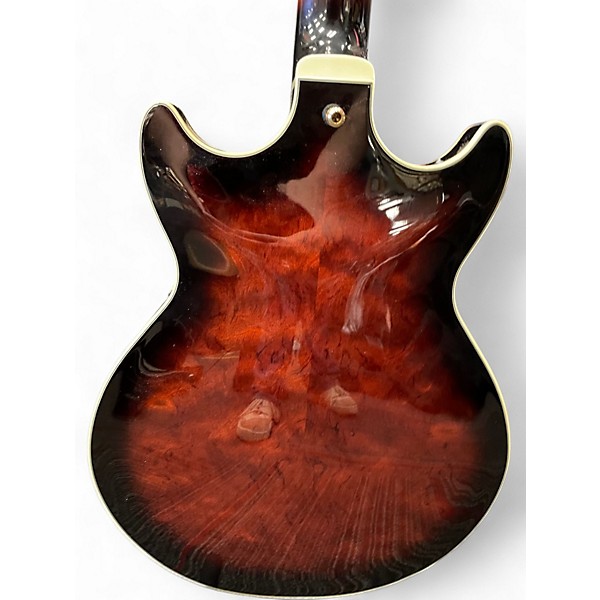 Used Ibanez AM153 Tobacco Burst Hollow Body Electric Guitar