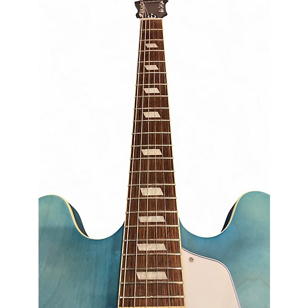 Used Epiphone CASINO WORN FADED OCEAN BLUE Hollow Body Electric Guitar
