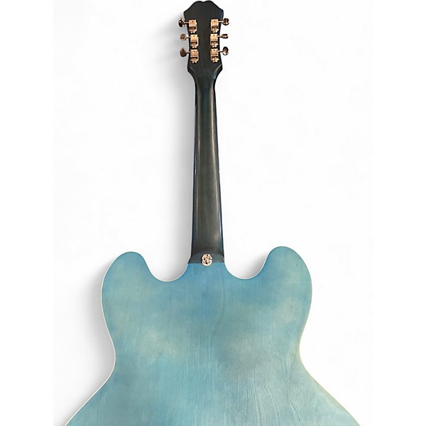 Used Epiphone CASINO WORN FADED OCEAN BLUE Hollow Body Electric Guitar
