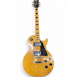 Used Hondo II LES PAUL Natural Solid Body Electric Guitar