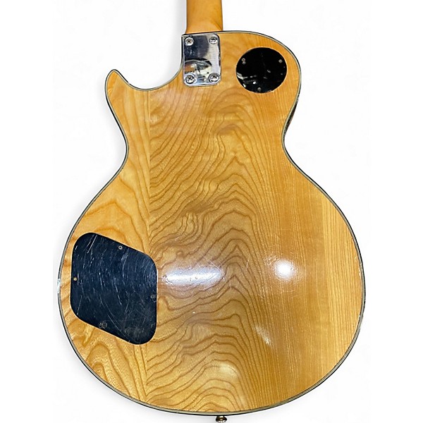 Used Hondo II LES PAUL Natural Solid Body Electric Guitar