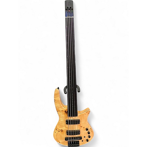 Used NS Design CR5 5 String fretless Walnut Electric Bass Guitar