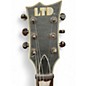 Used ESP LTD EC-401QM Trans Black Solid Body Electric Guitar