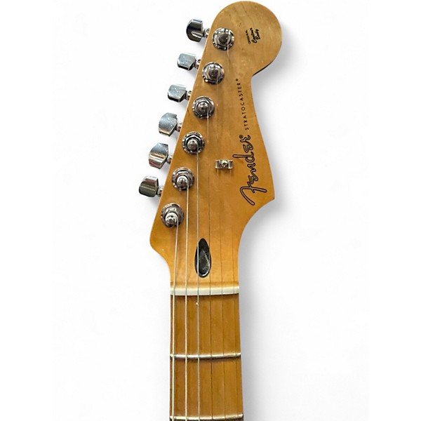 Used 2021 Fender Player Stratocaster Orange Solid Body Electric Guitar