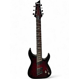 Used Schecter Guitar Research OMEN ELITE CHERRY BURST Solid Body Electric Guitar